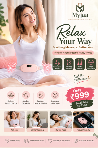 Periods Cramp relief Belt and Massager